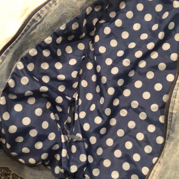 Light Denim Bomber Jacket - Picture 2 of 3